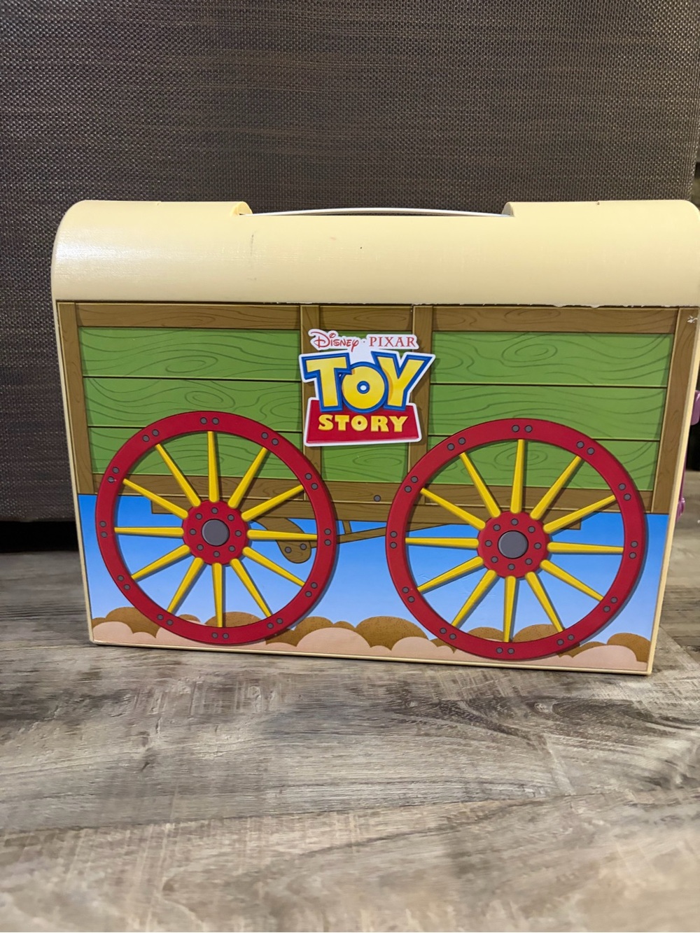 RARE Toy Story Pop Up Fold Out Wagon Toy Playset